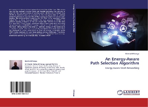 An Energy-Aware Path Selection Algorithm: Energy Aware Mesh Networking