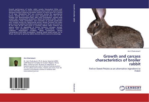 Growth and carcass characteristics of broiler rabbit: Fed on Sweet Potato as an alternative ingredient to maize