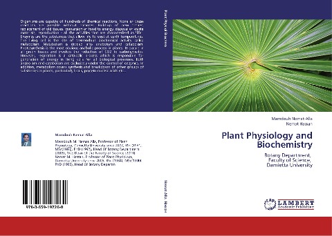 Plant Physiology and Biochemistry: Botany Department, Faculty of Science, Damietta University