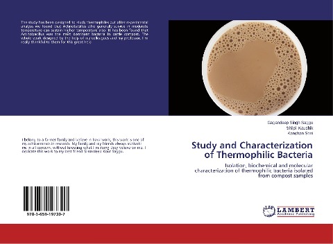 Study and Characterization of Thermophilic Bacteria: Isolation, biochemical and molecular characterization of thermophilic bacteria isolated from compost samples