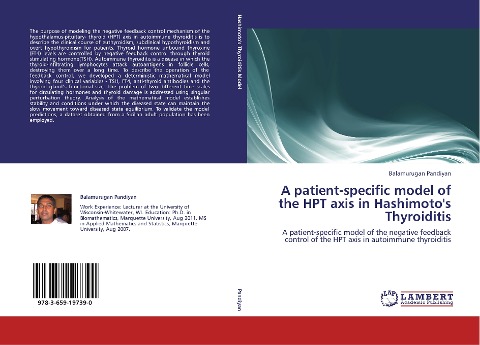 A patient-specific model of the HPT axis in Hashimotos Thyroiditis: A patient-specific model of the negative feedback control of the HPT axis in autoimmune thyroiditis