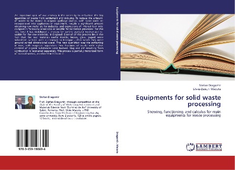 Equipments for solid waste processing: Showing, functioning, and calculus for main equipments for waste processing