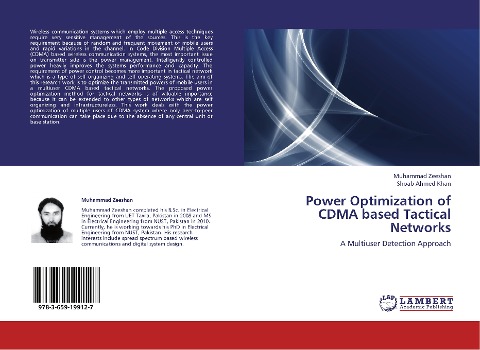 Power Optimization of CDMA based Tactical Networks: A Multiuser Detection Approach