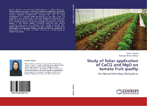 Study of foliar application of CaCl2 and MgO on tomato fruit quality: Post Harvest Technology (Horticulture)