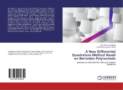 A New Differential Quadrature Method Based on Bernstein Polynomials: and Improve ADI-DQM for Solving Transport Equations
