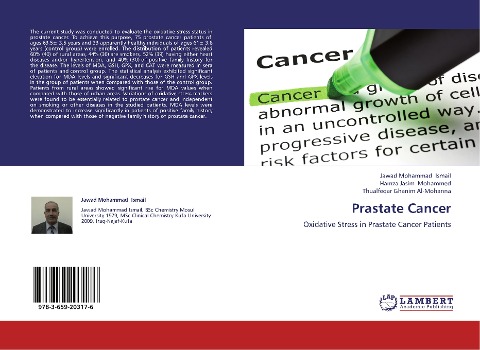 Prastate Cancer: Oxidative Stress in Prastate Cancer Patients