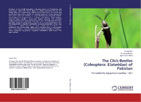 The Click-Beetles (Coleoptera: Elateridae) of Pakistan: The Subfamily Agrypninae Candèze, 1857