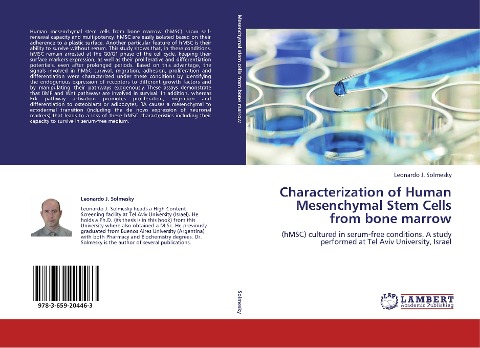 Characterization of Human Mesenchymal Stem Cells from bone marrow: (hMSC) cultured in serum-free conditions. A study performed at Tel Aviv University, Israel