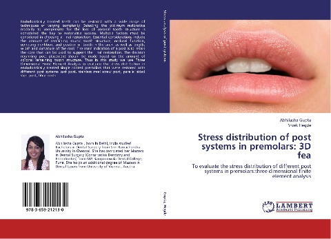 Stress distribution of post systems in premolars: 3D fea: To evaluate the stress distribution of different post systems in premolars:three dimensional finite element analysis
