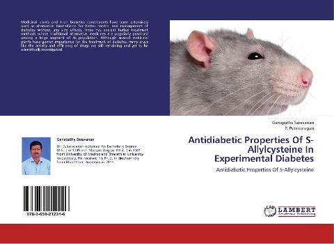 Antidiabetic Properties Of S-Allylcysteine In Experimental Diabetes: Antidiabetic Properties Of S-Allylcysteine