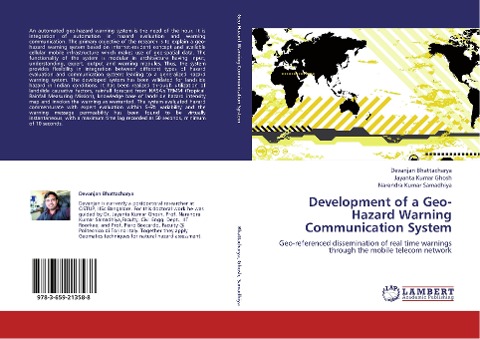 Development of a Geo-Hazard Warning Communication System: Geo-referenced dissemination of real time warnings through the mobile telecom network