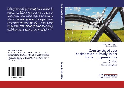 Constructs of Job Satisfaction a Study in an Indian organisation: Enabling environment for effective work place