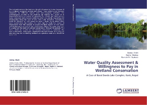 Water Quality Assessment & Willingness to Pay in Wetland Conservation: A Case of Baral Danda Lake Complex, Kaski, Nepal