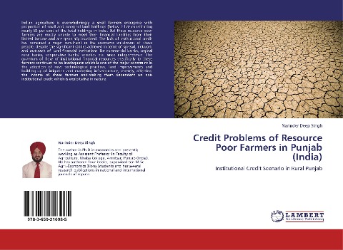 Credit Problems of Resource Poor Farmers in Punjab (India): Institutional Credit Scenario in Rural Punjab