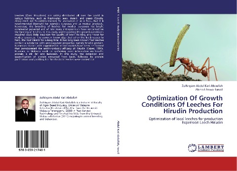Optimization Of Growth Conditions Of Leeches For Hirudin Production: Optimization of local leeches for production Expension Leech Hirudin
