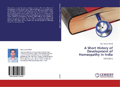 A Short History of Development of Homeopathy in India: 1810-2012