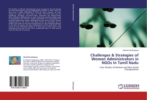 Challenges & Strategies of Women Administrators in NGOs In Tamil Nadu: Case Studies of Women and Men Social Entrepreneurs
