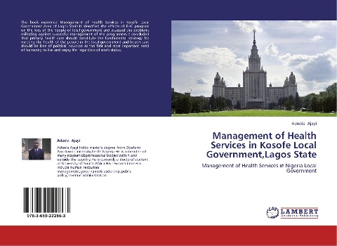Management of Health Services in Kosofe Local Government,Lagos State: Management of Health  Services in Nigeria Local Government