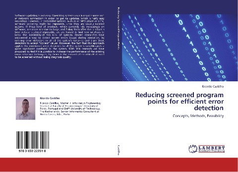 Reducing screened program points for efficient error detection: Concepts, Methods, Feasibility