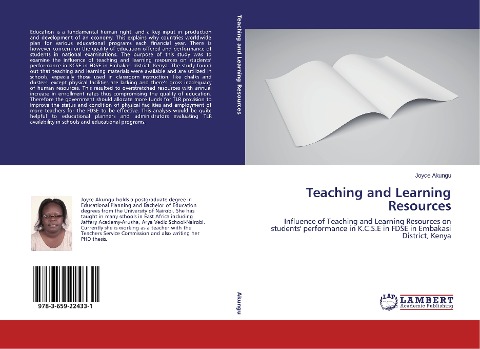 Teaching and Learning Resources: Influence of Teaching and Learning Resources on students performance in K.C.S.E in FDSE in Embakasi District, Kenya