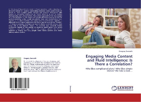 Engaging Media Content and Fluid Intelligence: Is There a Correlation?: Who likes complicated plots? Who likes simple stories? We take a look....