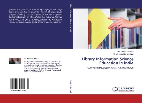 Library Information Science Education in India: Curriculum Development & S. R. Ranganathan