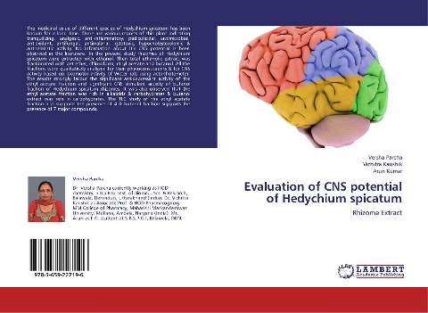 Evaluation of CNS potential of Hedychium spicatum: Rhizome Extract