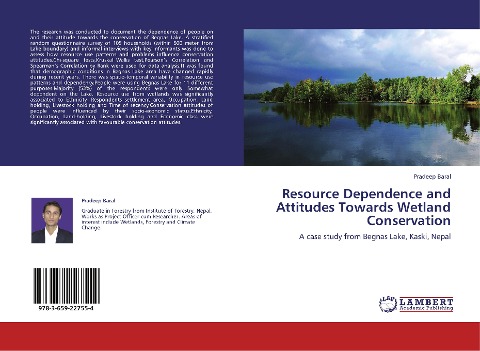 Resource Dependence and Attitudes Towards Wetland   Conservation: A case study from Begnas Lake, Kaski, Nepal