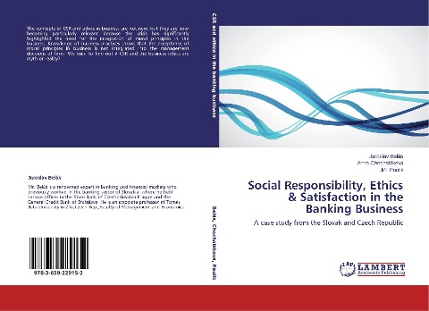 Social Responsibility, Ethics & Satisfaction in the Banking Business: A case study from the Slovak and Czech Republic
