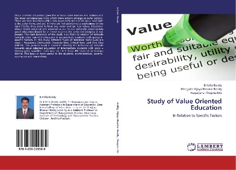 Study of Value Oriented Education: In Relation to Specific Factors