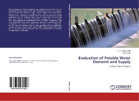 Evaluation of Potable Water Demand and Supply: In Kano State, Nigeria