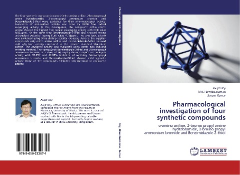 Pharmacological investigation of four synthetic compounds: o-amino aniline, 2-bromo propyl amine  hydrobromide, 3-bromo propyl  ammonium bromide and Benzimidazole-2-thiol