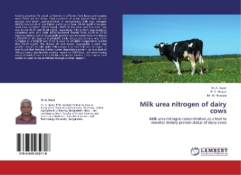 Milk urea nitrogen of dairy cows: Milk urea nitrogen concentration as a tool to monitor dietary protein status of dairy cows