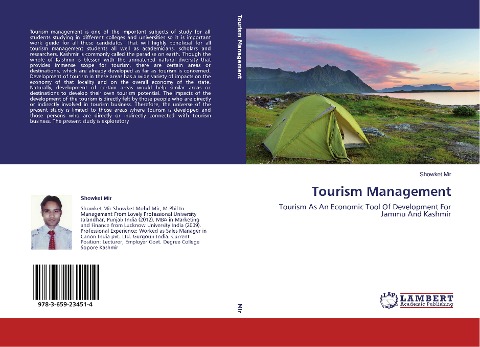 Tourism Management: Tourism As An Economic Tool Of Development For Jammu And Kashmir