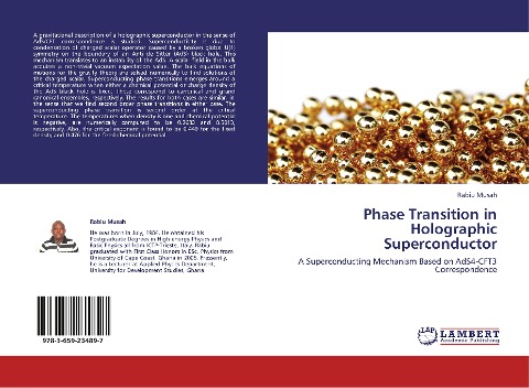 Phase Transition in Holographic Superconductor: A Superconducting Mechanism Based on AdS4-CFT3 Correspondence
