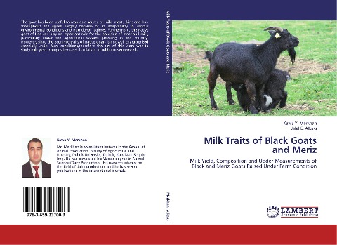 Milk Traits of Black Goats and Meriz: Milk Yield, Composition and Udder Measurements of Black and Meriz Goats Raised Under Farm Condition