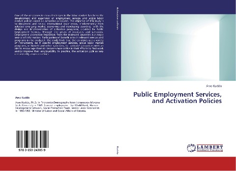 Public Employment Services, and Activation Policies