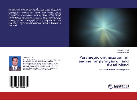 Parametric optimization of engine for pyrolysis oil  and diesel blend: An Experimental Investigation