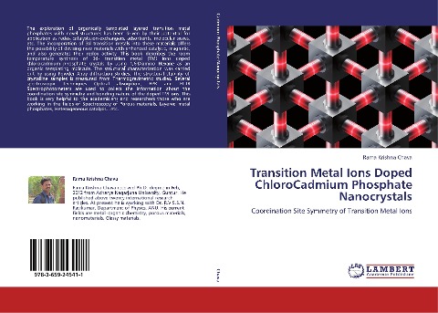 Transition Metal Ions Doped ChloroCadmium Phosphate Nanocrystals: Coordination Site Symmetry of Transition Metal Ions