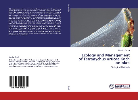 Ecology and Management of Tetranychus urticae Koch on okra: Biological Methods