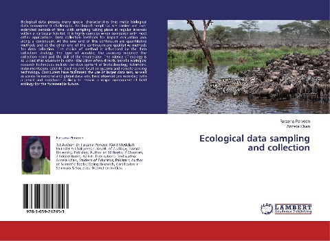 Ecological data sampling and collection