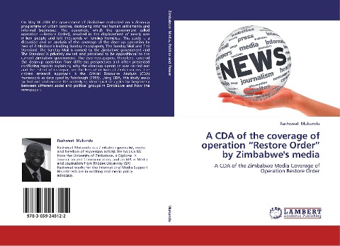 A CDA of the coverage of operation Restore Order by Zimbabwes media: A CDA of the Zimbabwe Media Coverage of Operation Restore Order