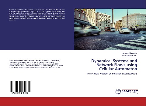 Dynamical Systems and Network Flows using Cellular Automaton: Traffic Flow Problem on Multi-lane Roundabouts