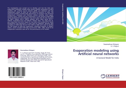 Evaporation modeling using Artificial neural networks: A General Model for India
