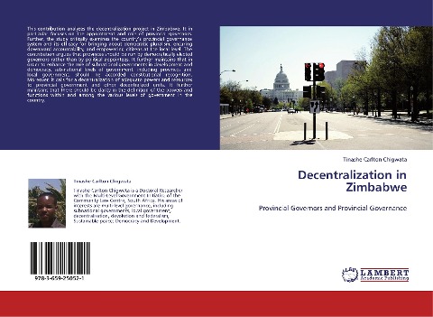 Decentralization in Zimbabwe: Provincial Governors and Provincial Governance
