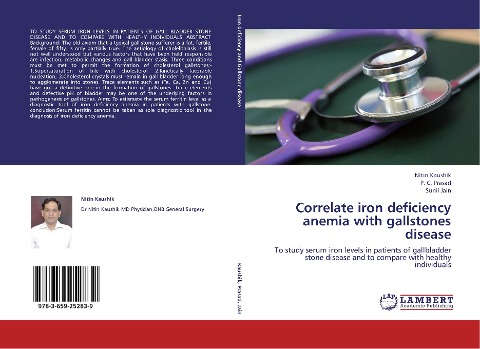 Correlate iron deficiency anemia with gallstones disease: To study serum iron levels in patients of gallbladder stone disease and to compare with healthy individuals