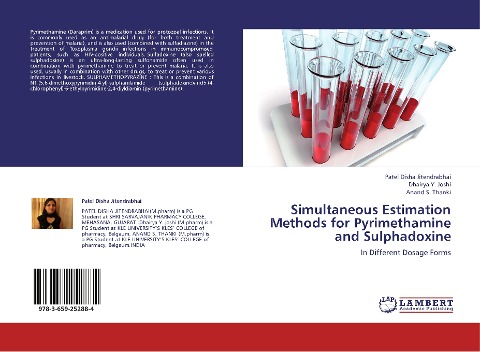 Simultaneous Estimation Methods for Pyrimethamine and Sulphadoxine: In Different Dosage Forms