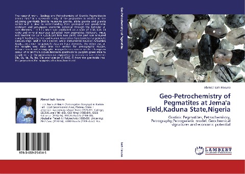 Geo-Petrochemistry of Pegmatites at Jemaa Field,Kaduna State,Nigeria: Gratinic Pegmatites; Petrochemistry, Petrography,Petrogenetic model, Geochemical signatures and economic potential