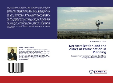 Decentralization and the Politics of Participation in Planning: Lessons from Community Based Rural Land Development Project in Malawi