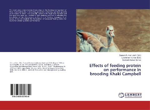 Effects of feeding protein on performance in brooding Khaki Campbell